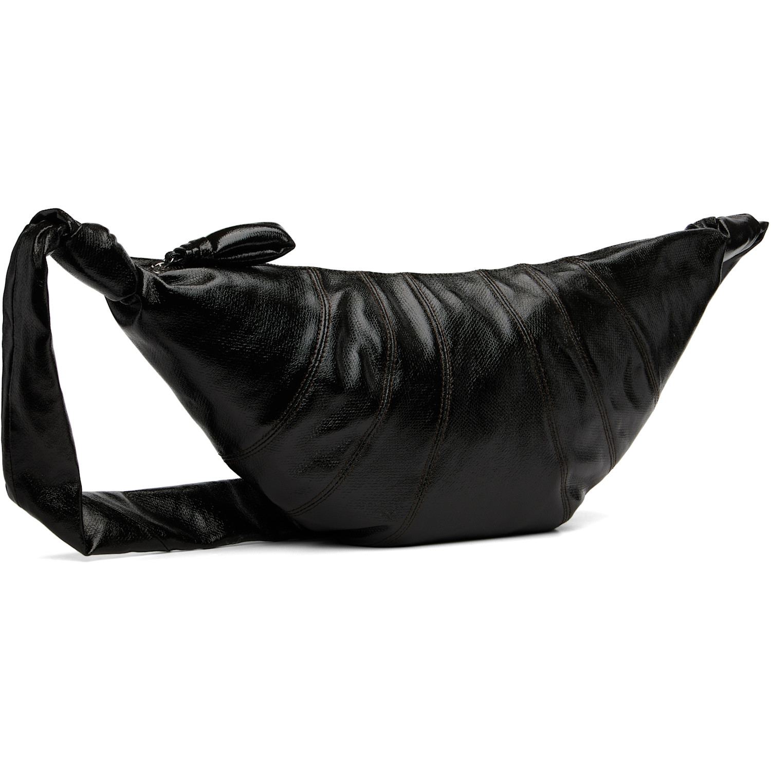  Lemaire Brown Medium Croissant Bag 