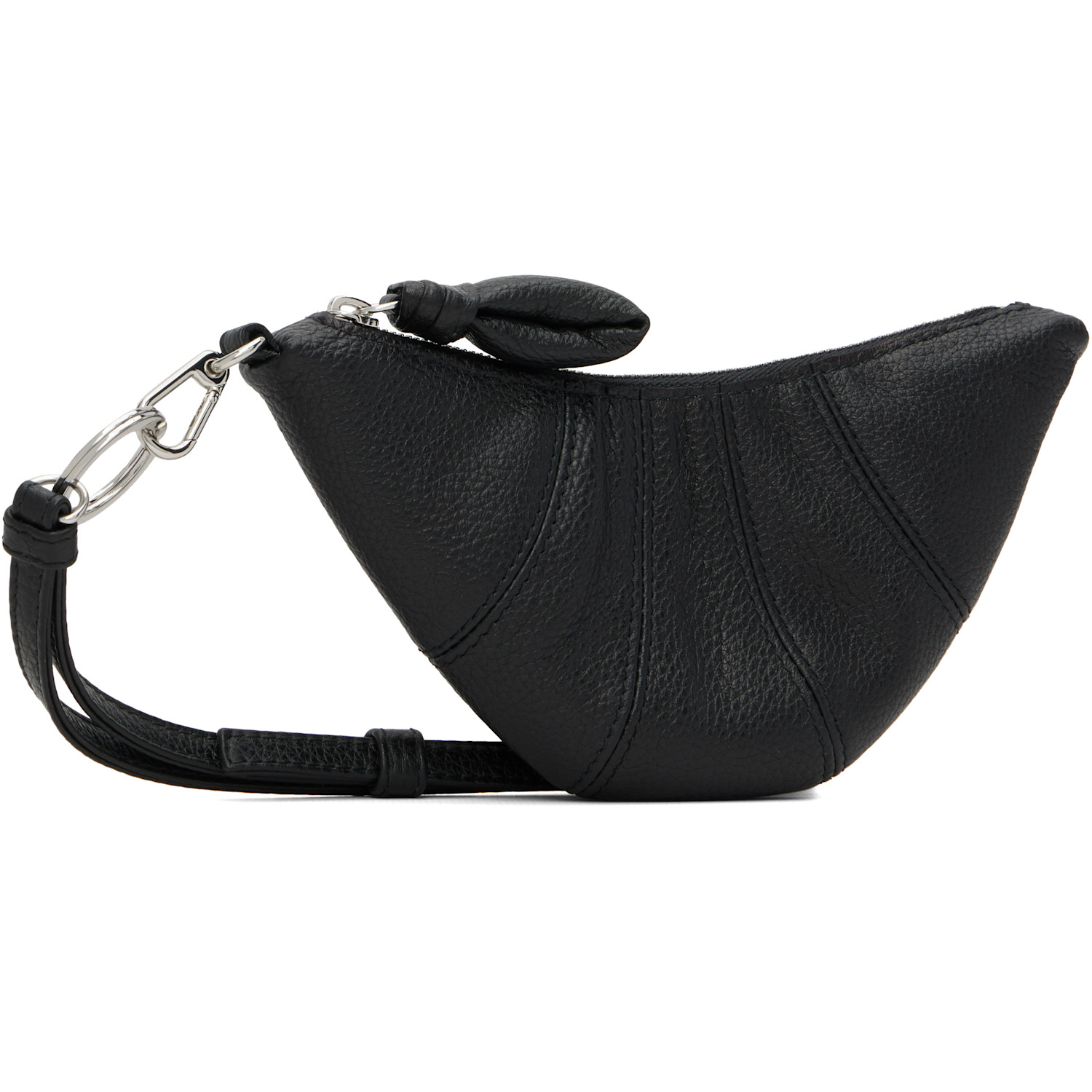  Lemaire Black Cross-body Croissant Coin Pouch 