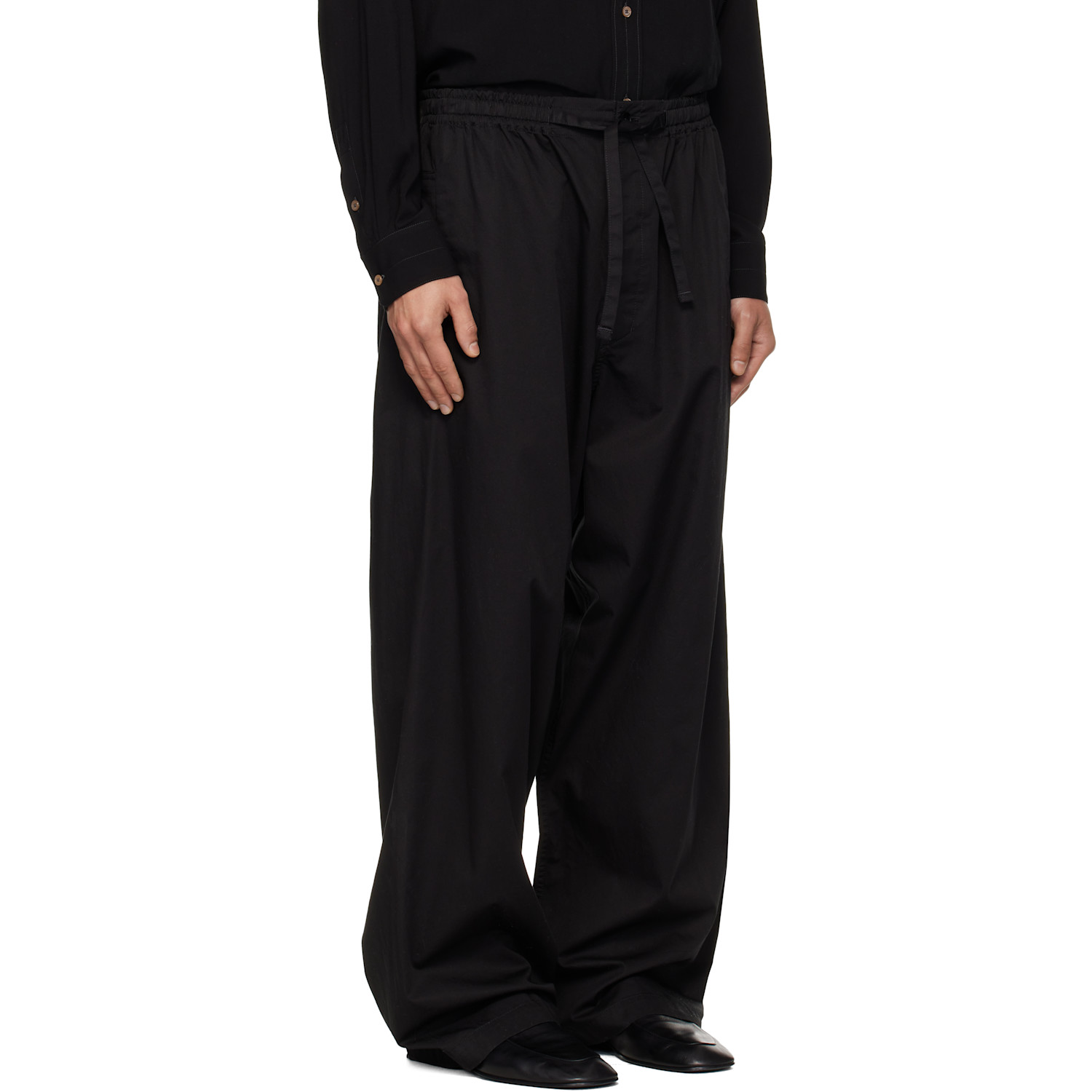  Lemaire Black Pyjama Trousers 