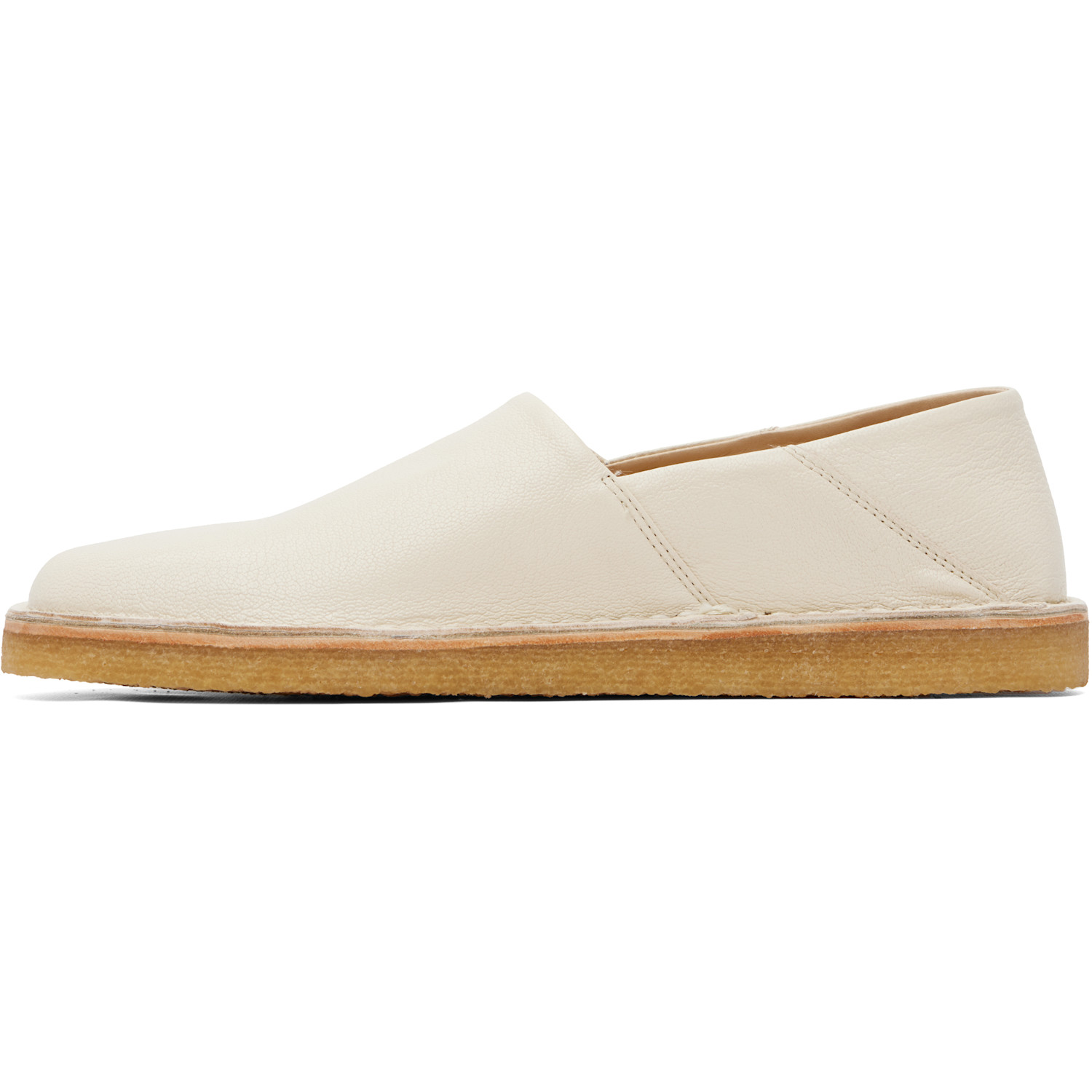  Lemaire Off-white Square Slip-on Loafers 
