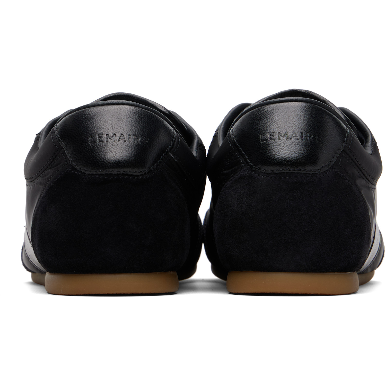  Lemaire Black Soft Runner Sneakers 