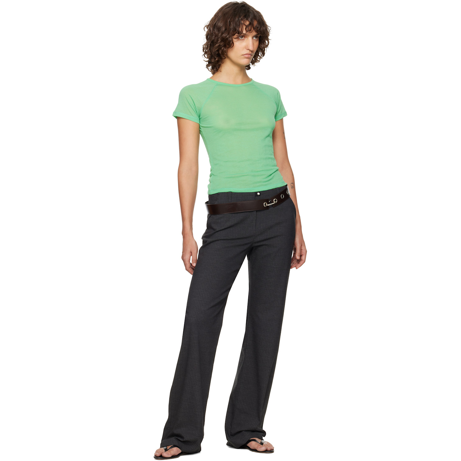  Paloma Wool Brown Hoop Belt 