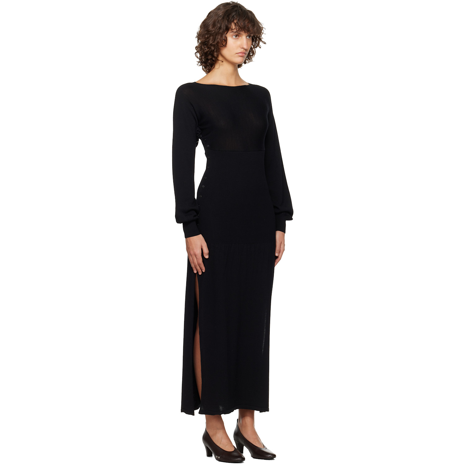  Paloma Wool Black Fa Midi Dress 