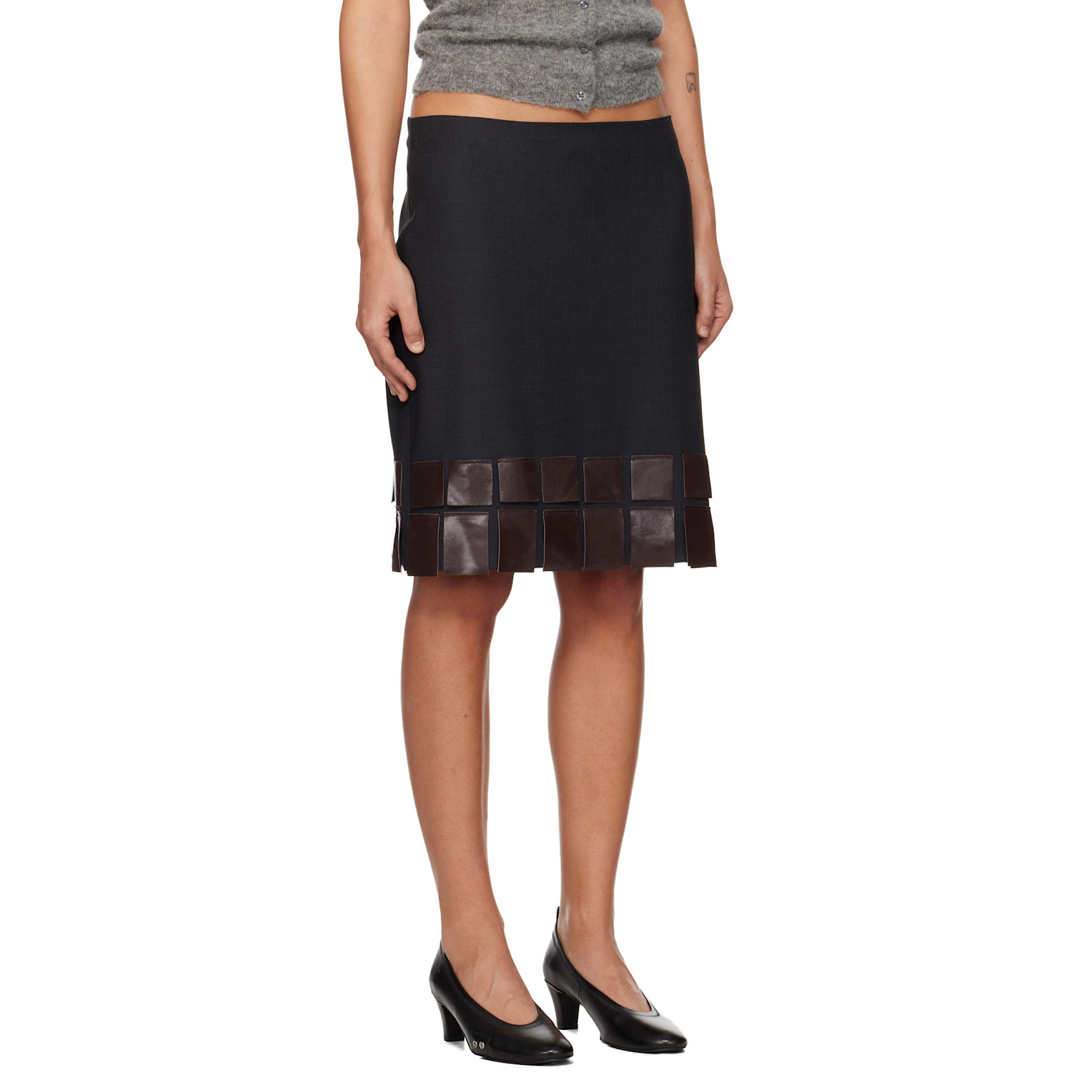  Paloma Wool Gray Casu Miniskirt 