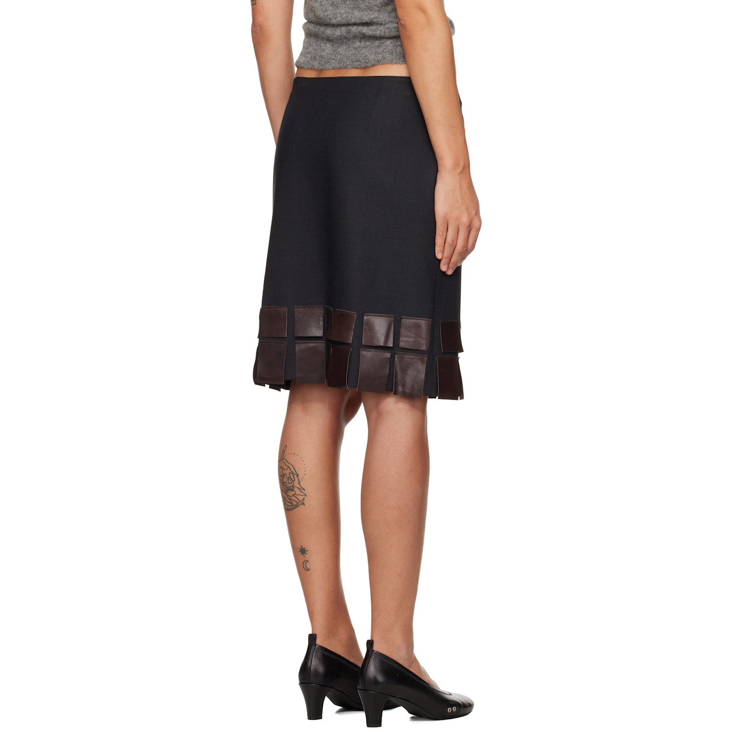  Paloma Wool Gray Casu Miniskirt 