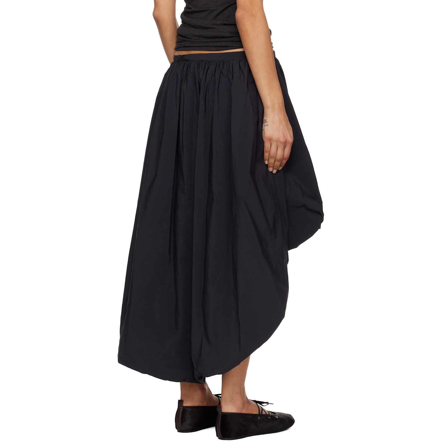  Paloma Wool Black Fanquir Midi Skirt 