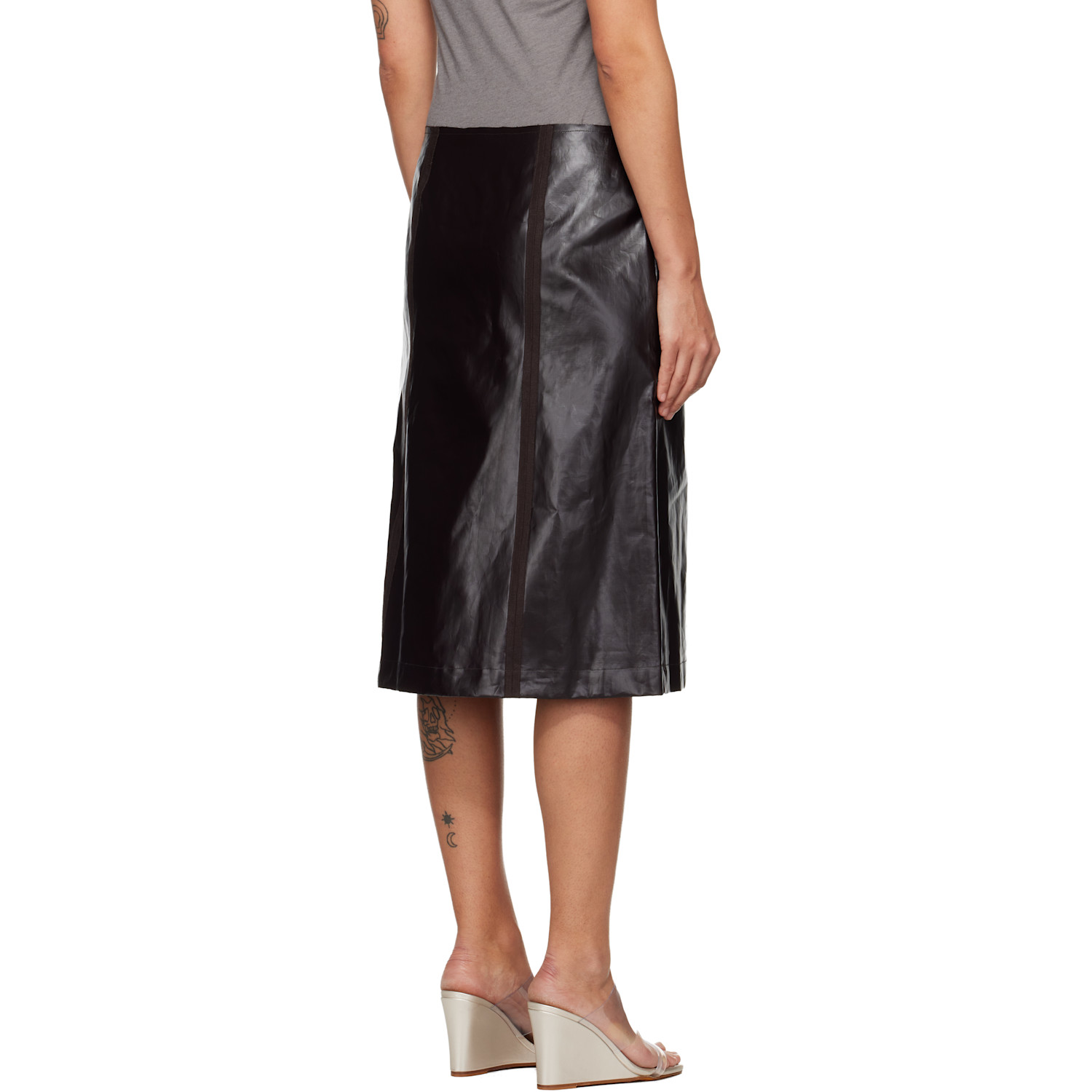  Paloma Wool Brown Fuster Midi Skirt 