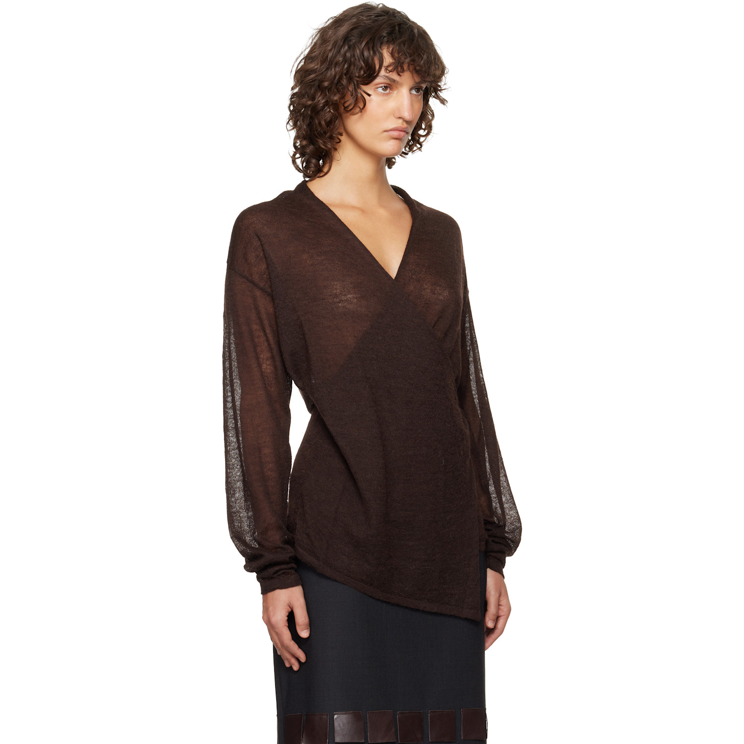  Paloma Wool Brown Sudi Cardigan 