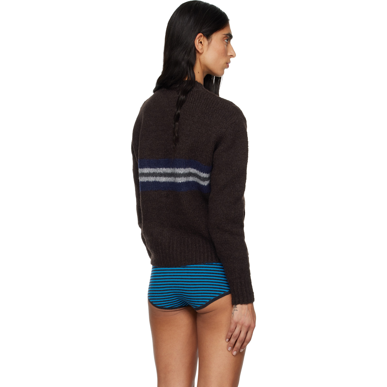  Paloma Wool Brown Penalti Zip Sweater 