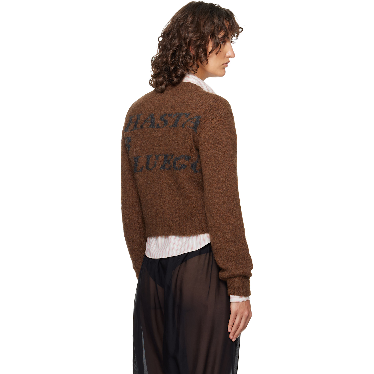  Paloma Wool Brown 'hasta Luego' Zip Sweater 