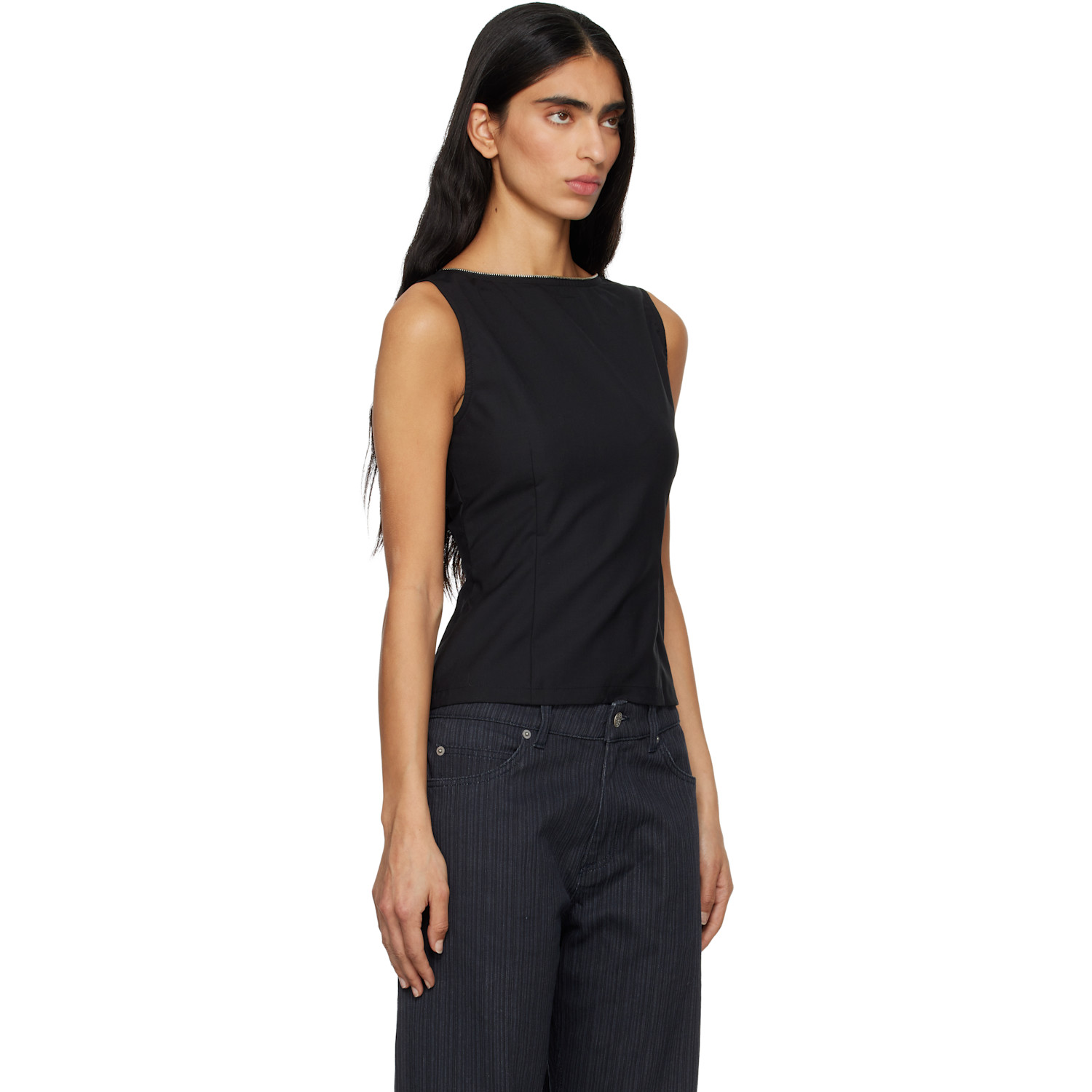  Paloma Wool Black Fase Tank Top 