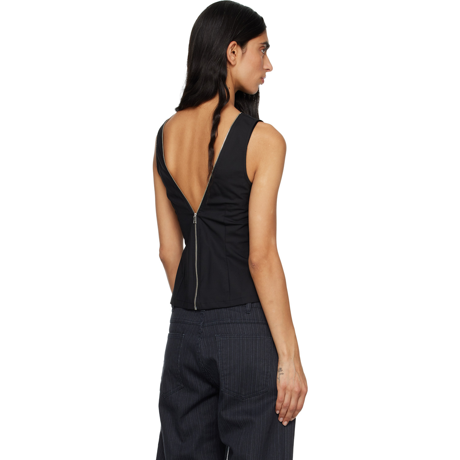  Paloma Wool Black Fase Tank Top 