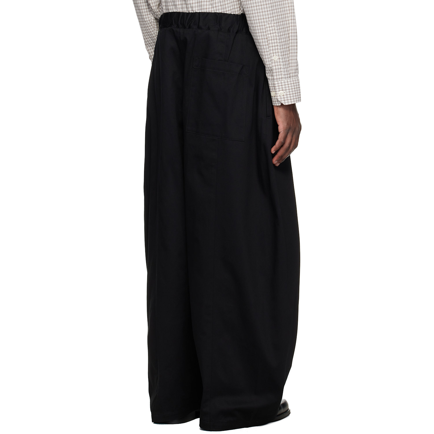  Sage Nation Black Box Pleat Trousers 