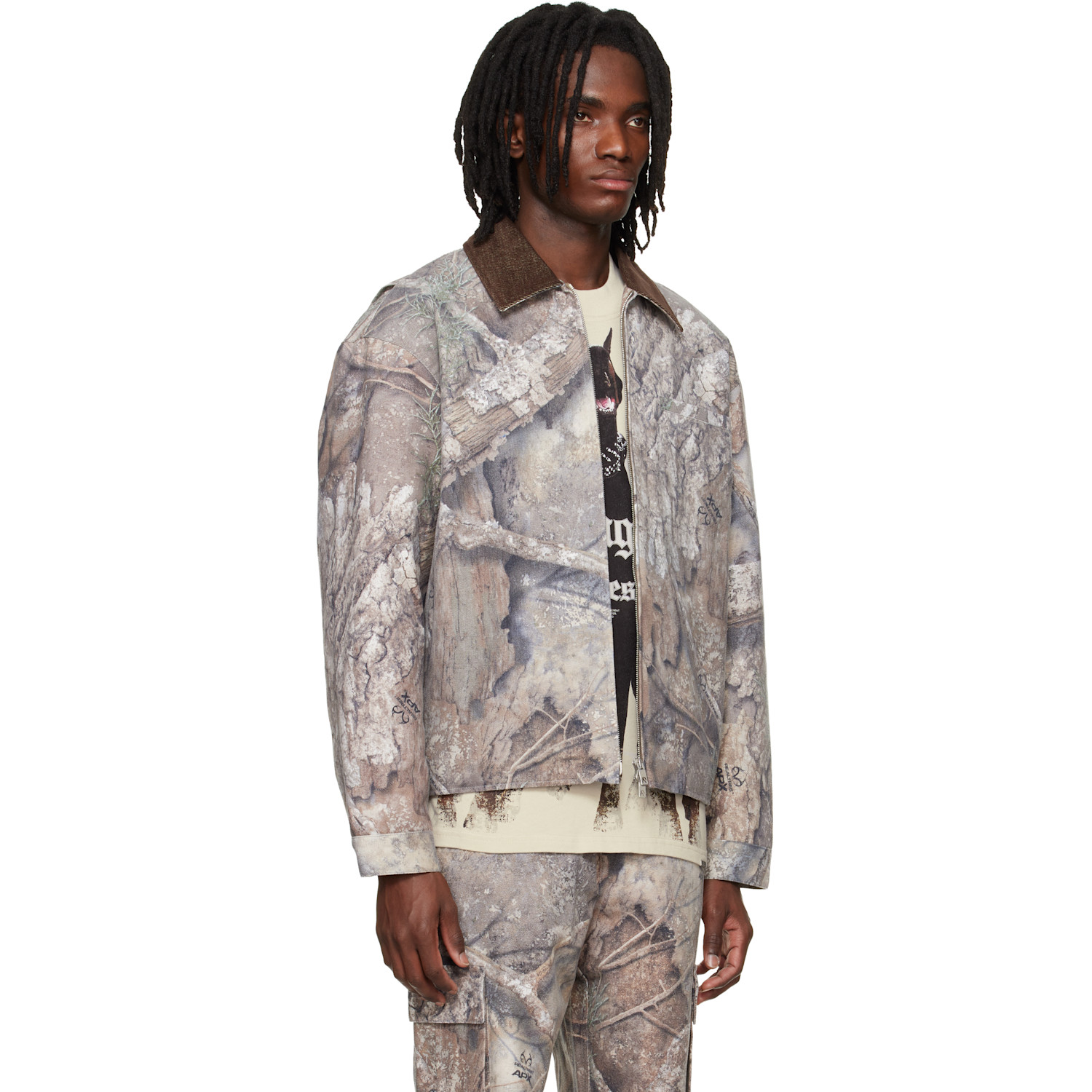 Represent Khaki Realtree Camo Trucker Jacket 