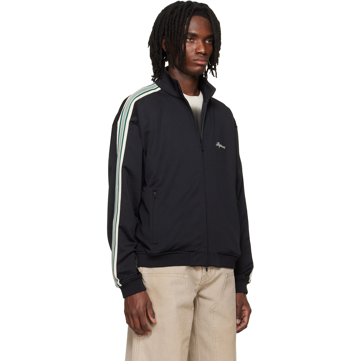  Represent Black Taped Track Jacket 