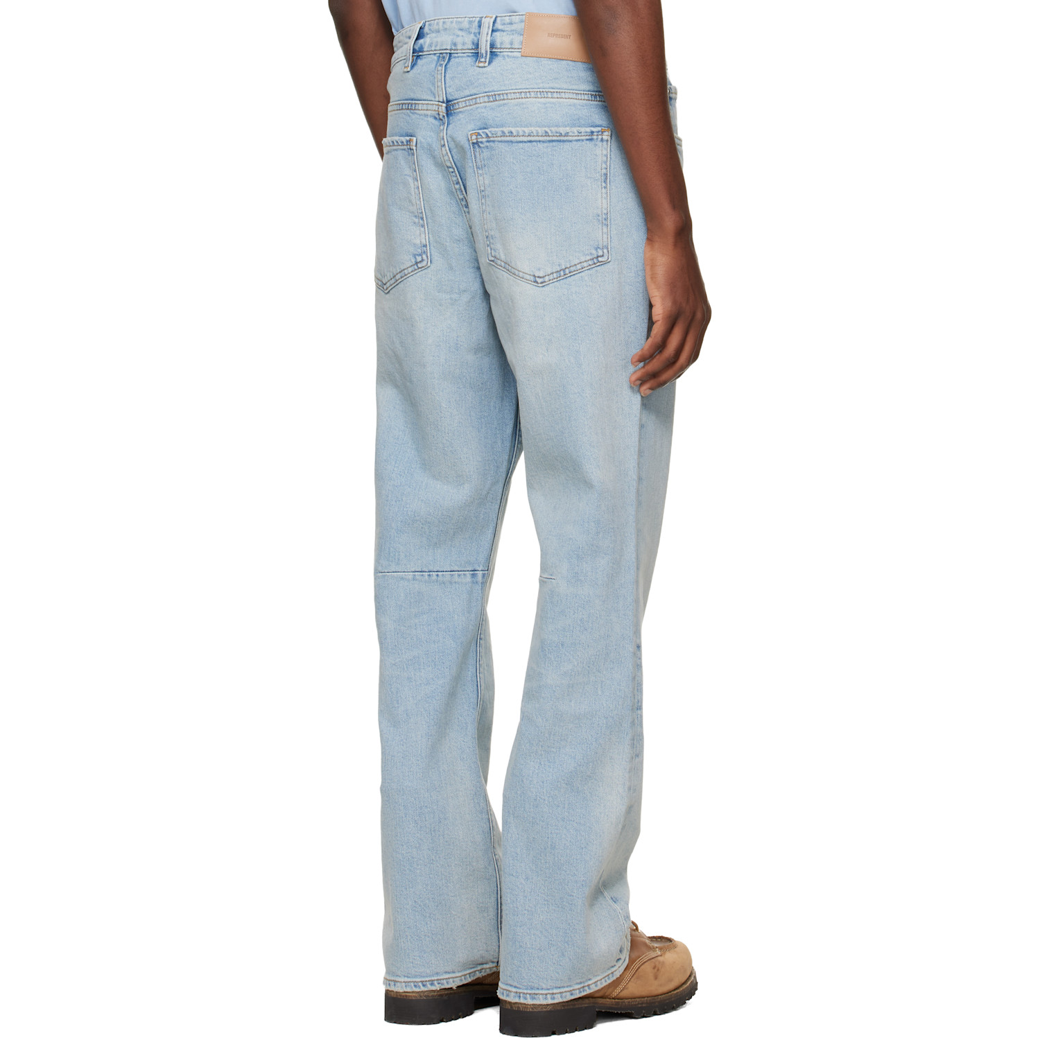  Represent Blue Boot Cut Jeans 