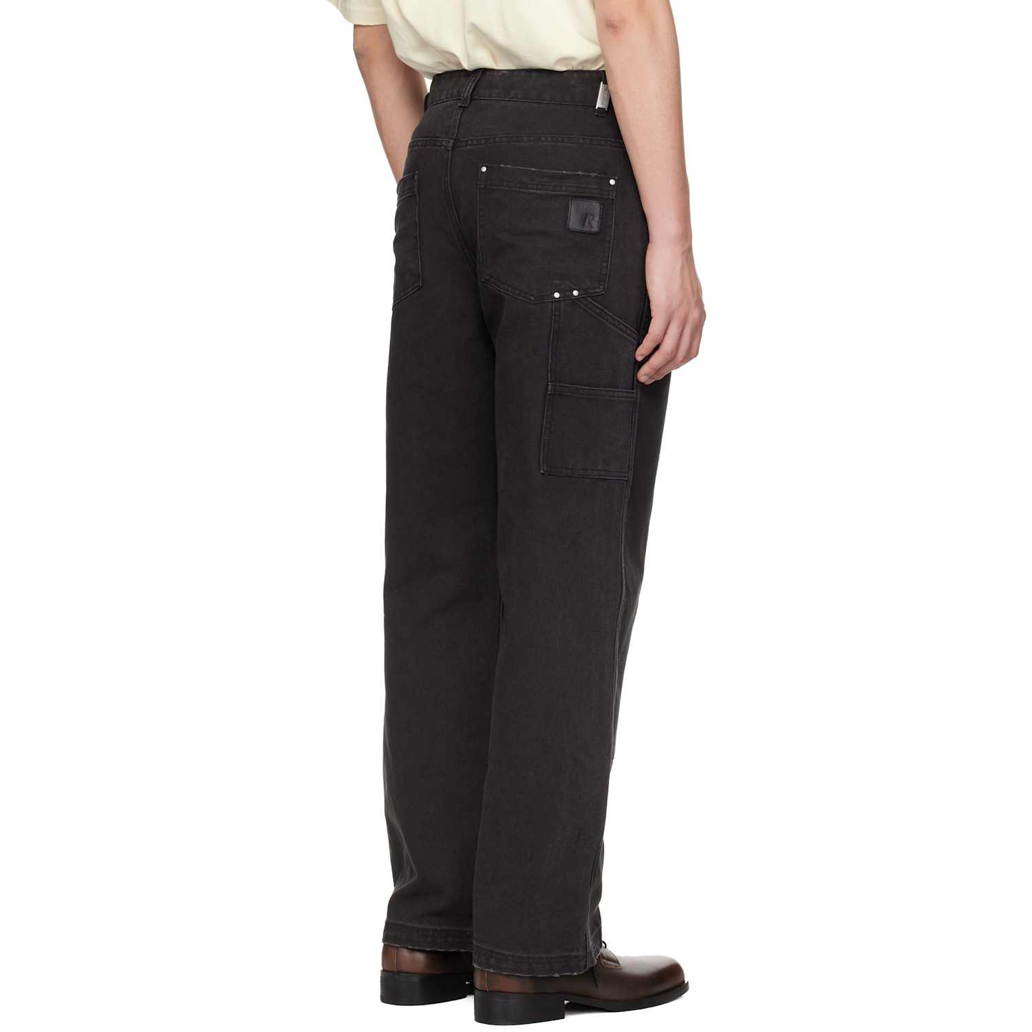  Represent Black Heaton Workwear Trousers 