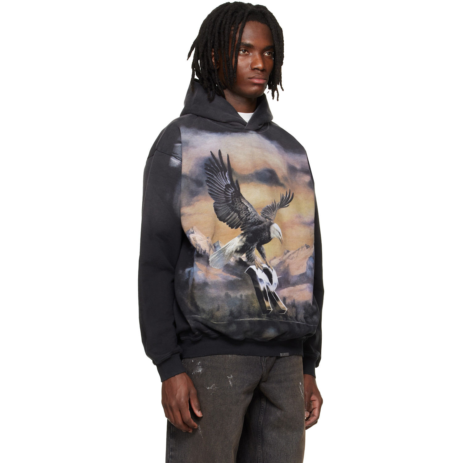  Represent Pull à Capuche Chrome Flight Noir 