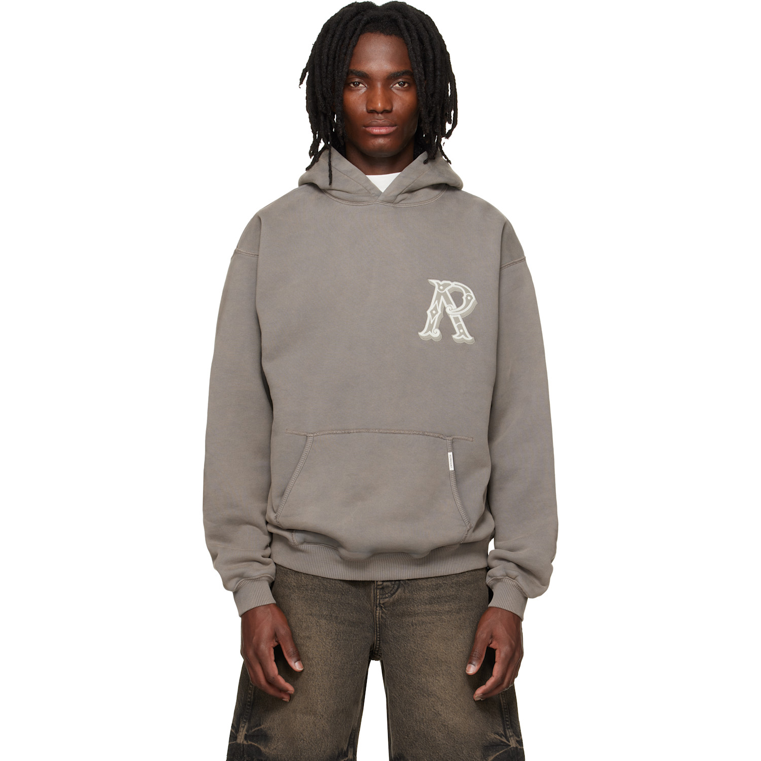 Represent Brown Western Initial Hoodie