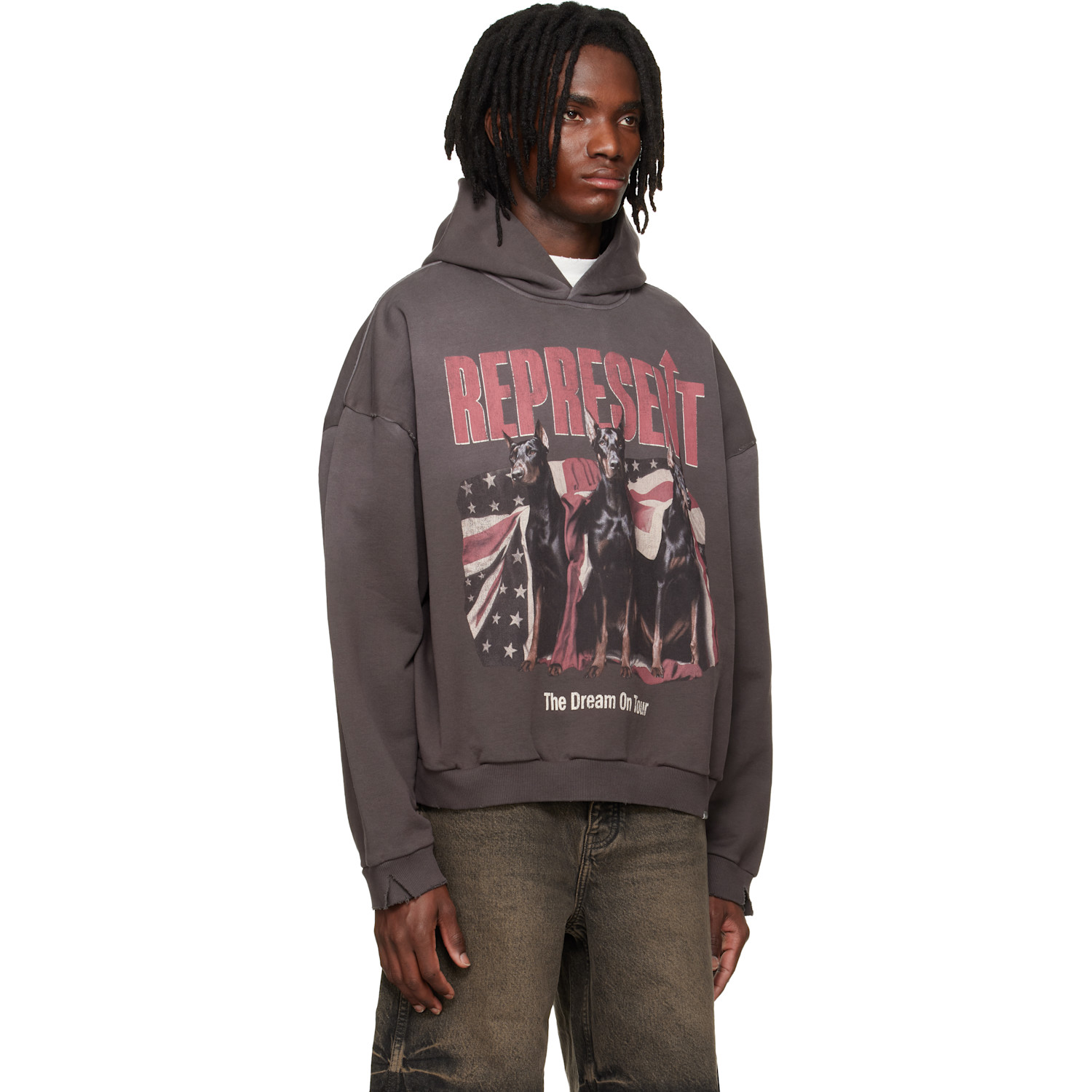  Represent Brown 'dream On Tour' Hoodie 