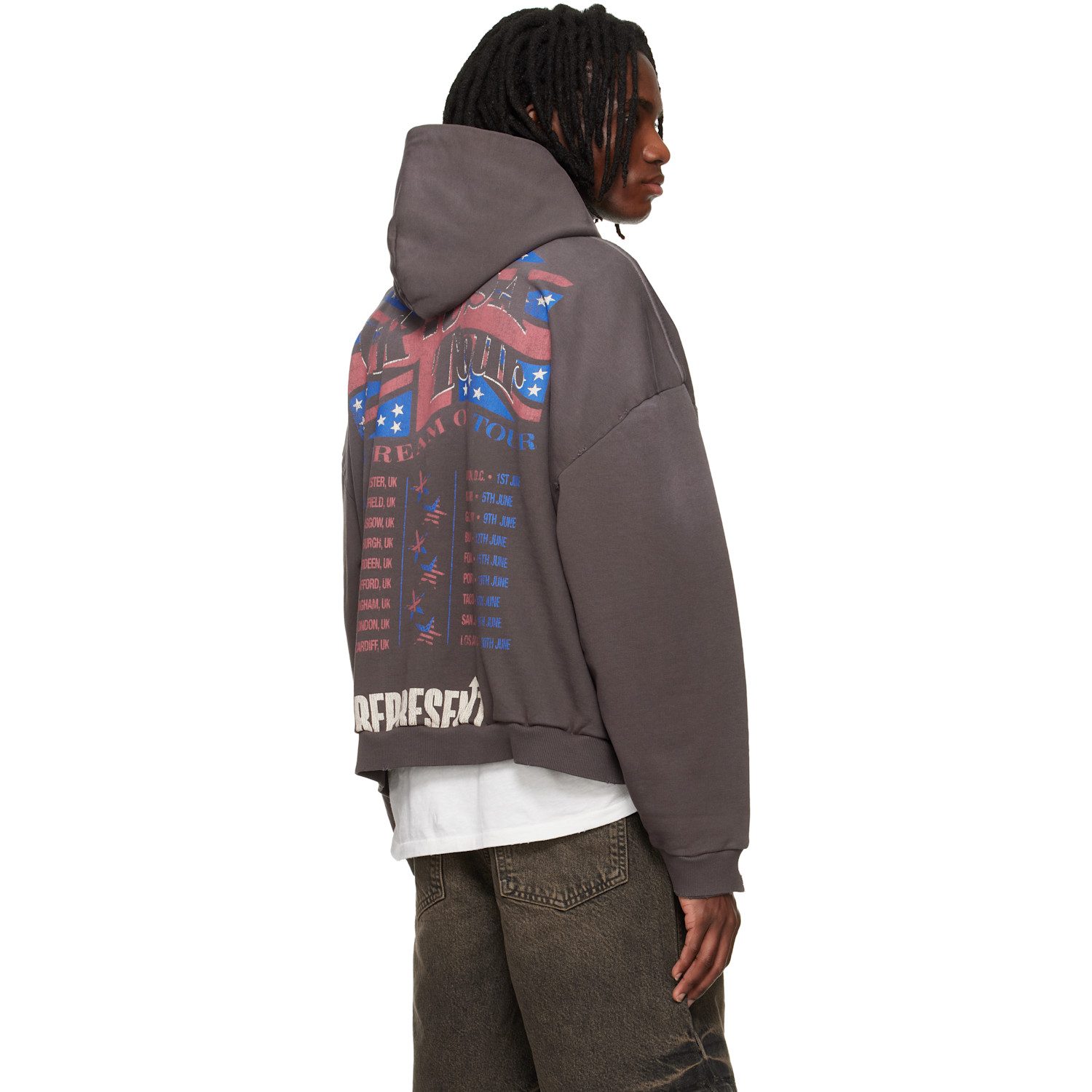  Represent Brown 'dream On Tour' Hoodie 