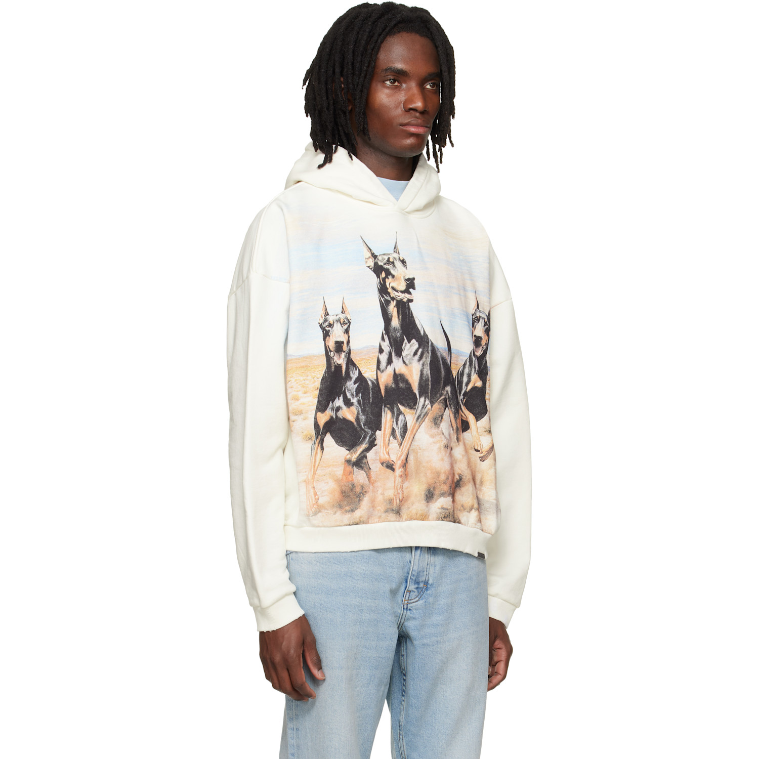  Represent Off-white Western Dobermans Hoodie 