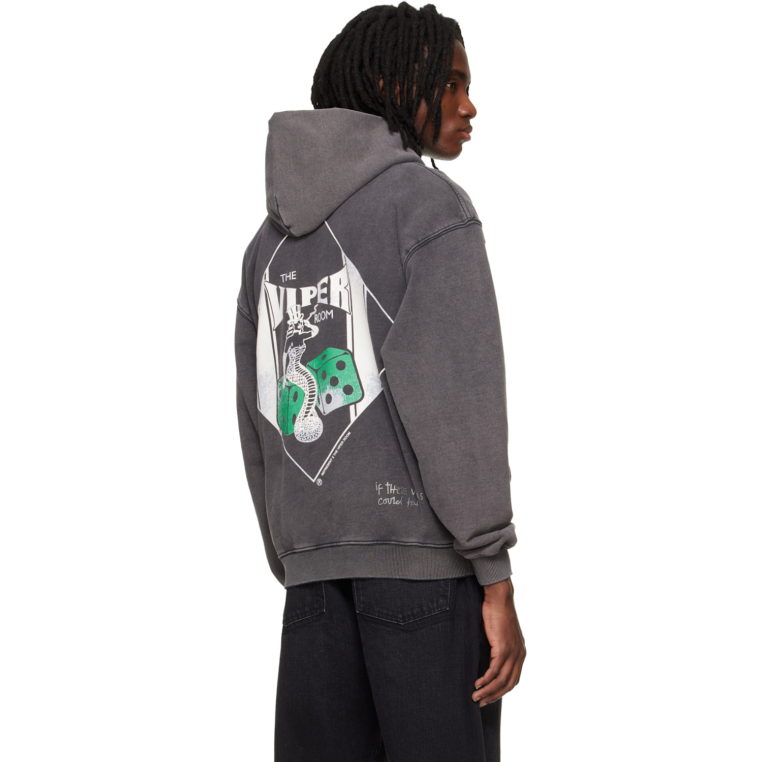  Represent Gray The Viper Room Edition Dice Hoodie 