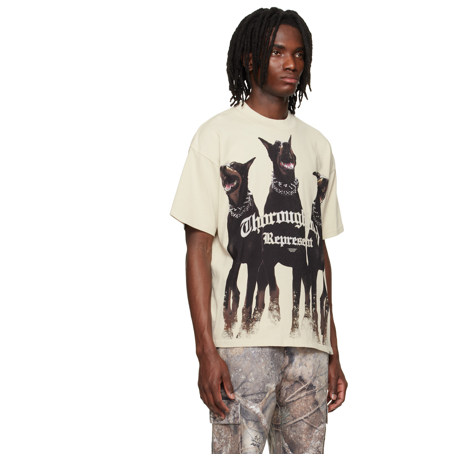  Represent Off-white 'thoroughbred' T-shirt 