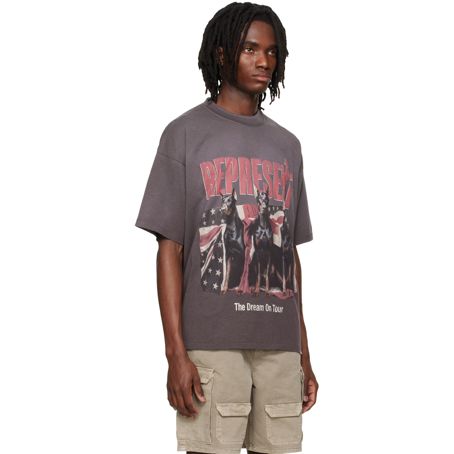  Represent Brown 'dream On Tour' T-shirt 