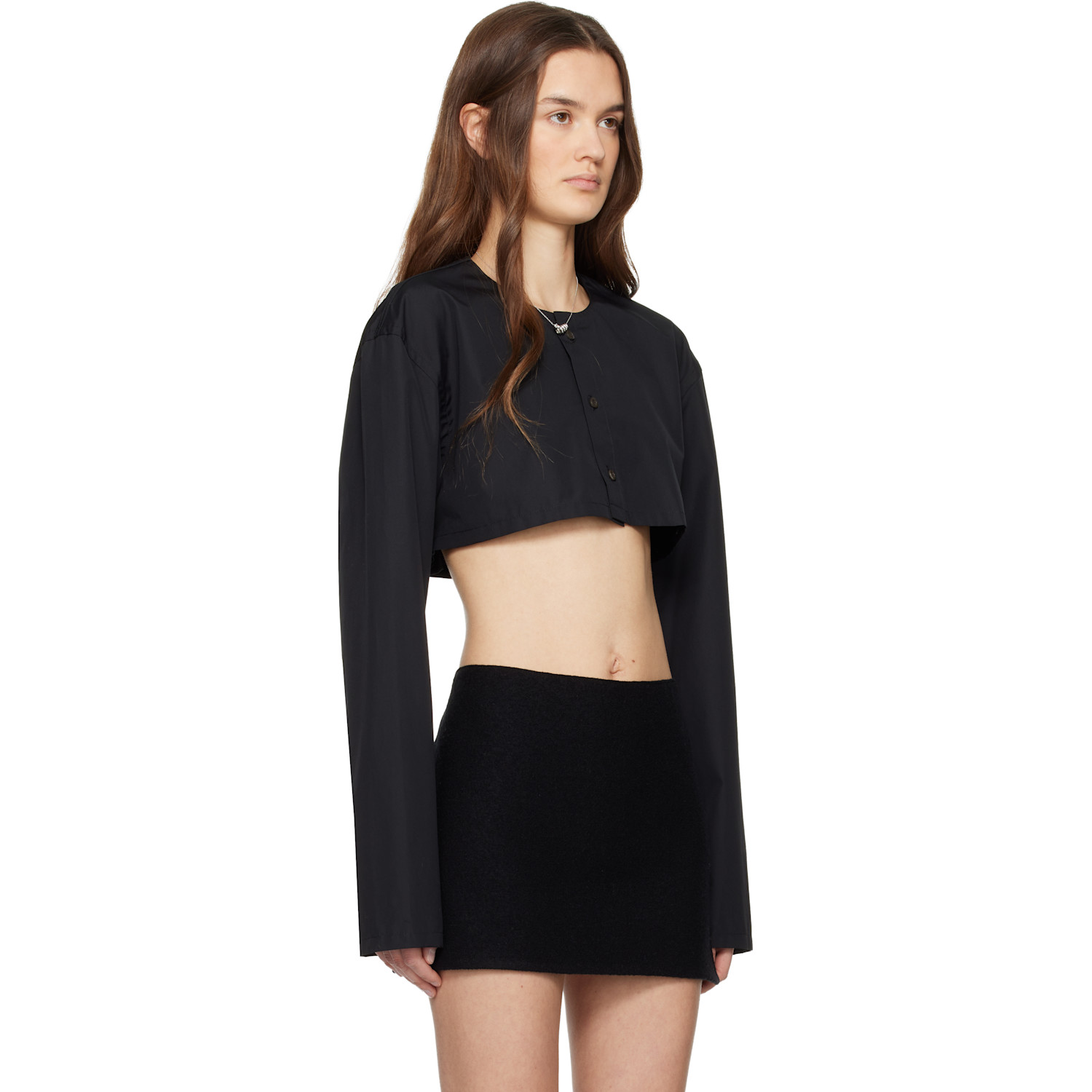  Rier Black Mini Shirt 
