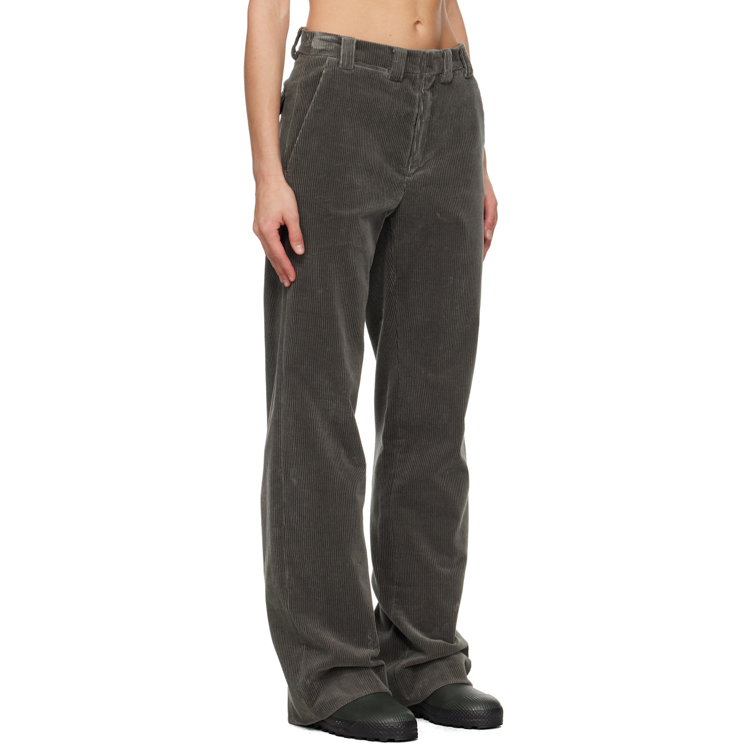 Rier Ssense Exclusive Gray Corduroy Trousers 