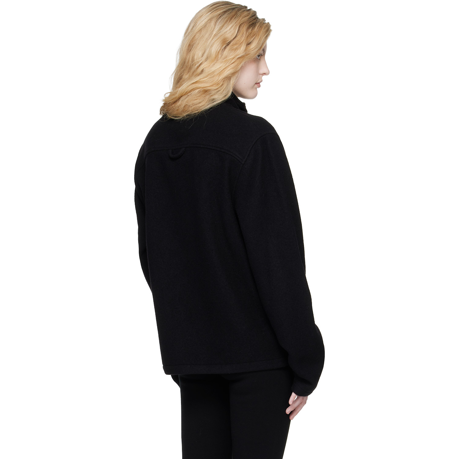  Rier Black Fleece Full Zip Jacket 