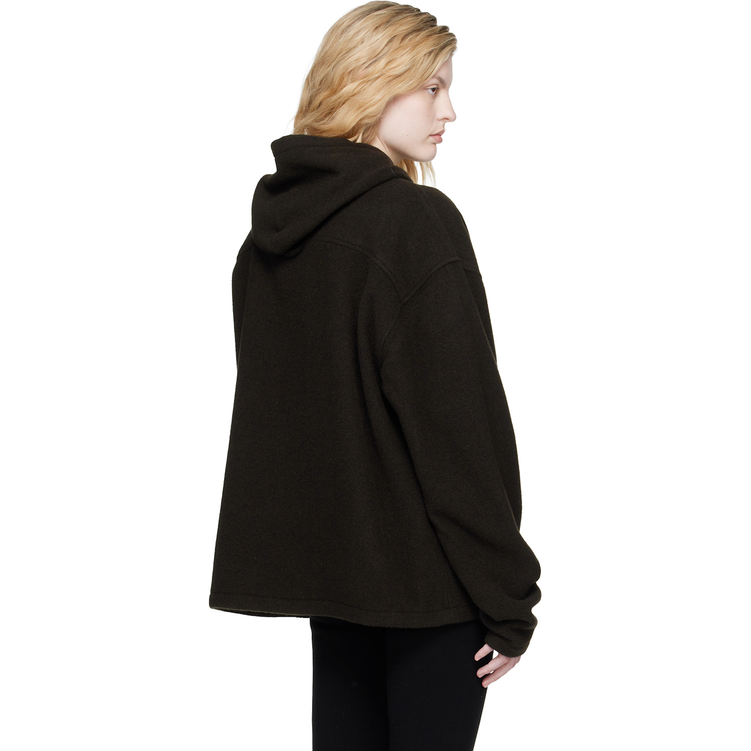  Rier Brown Fleece Hoodie 