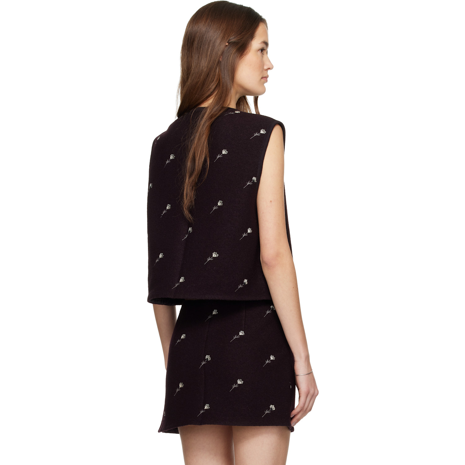 Rier Purple Walker Flowers Vest 