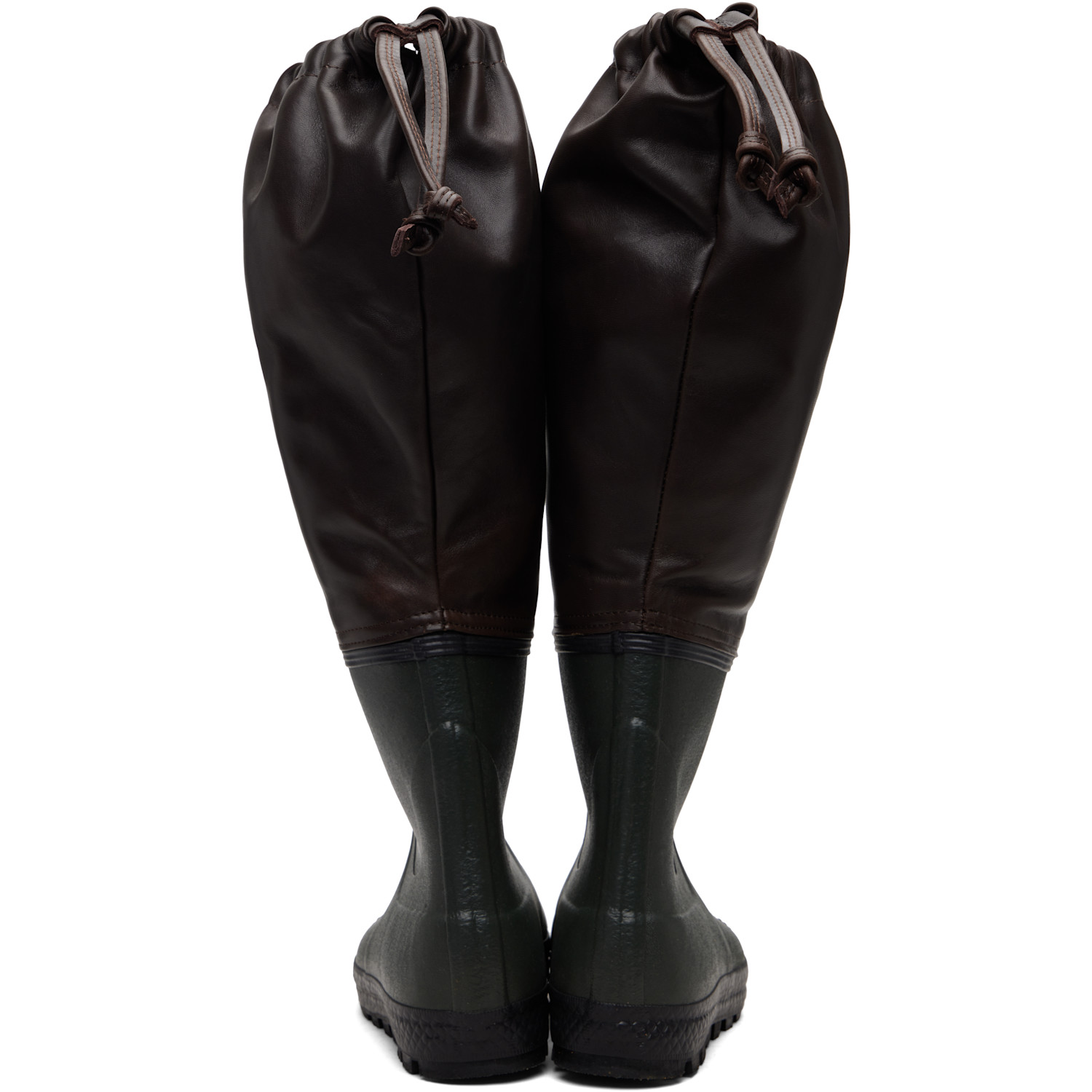  Rier Ssense Exclusive Brown Farmer Rain Tall Boots 
