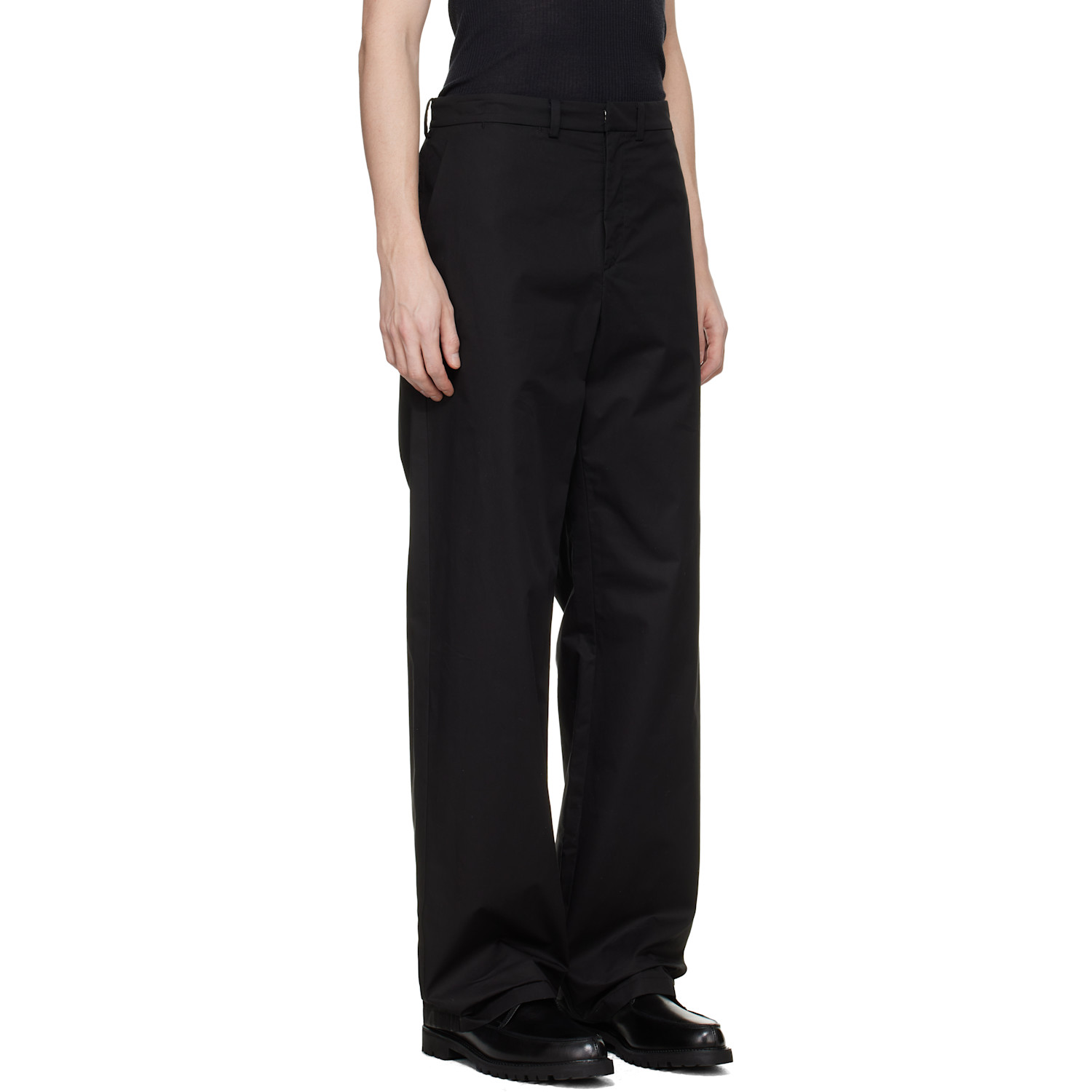  Rier Black Cotton Trousers 