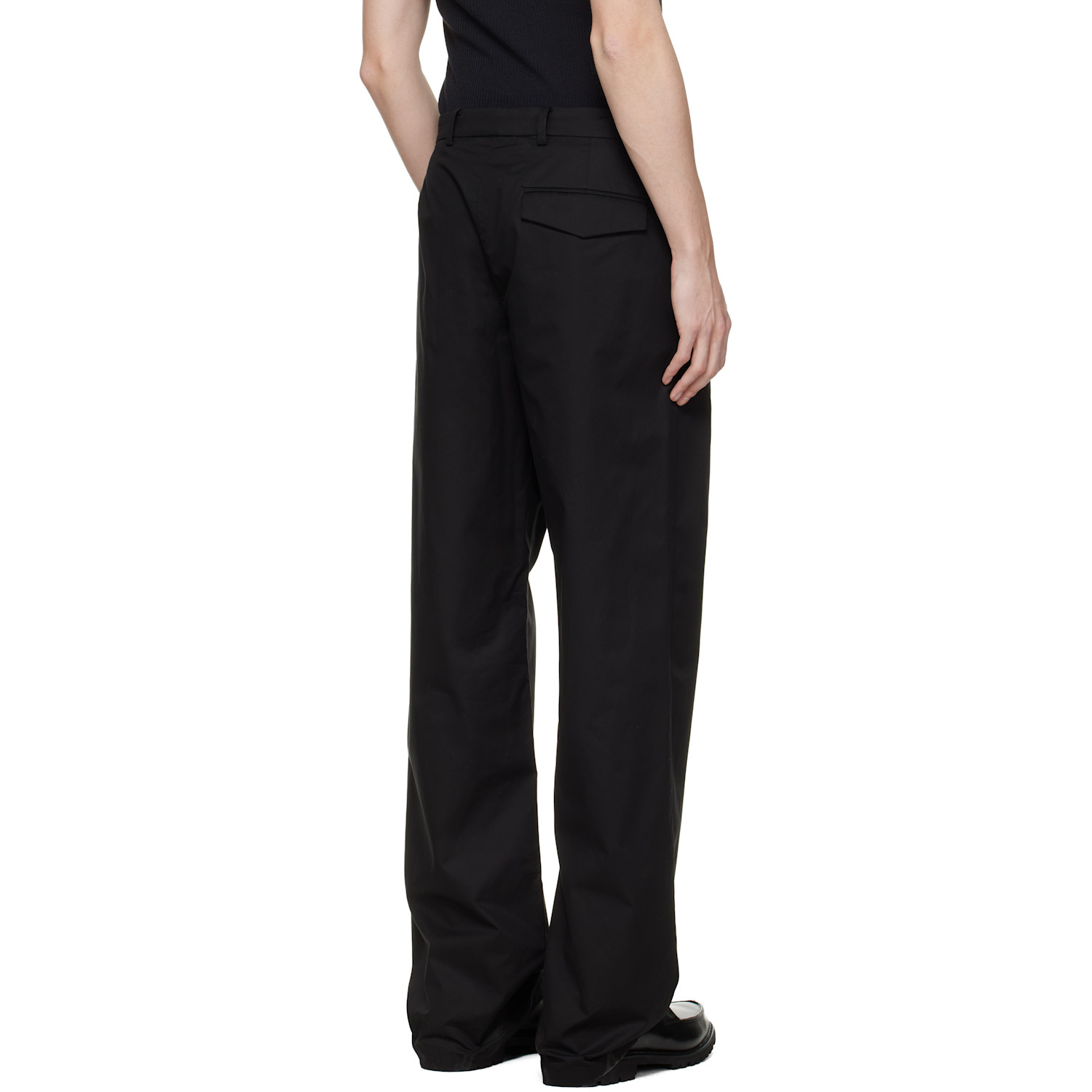  Rier Black Cotton Trousers 