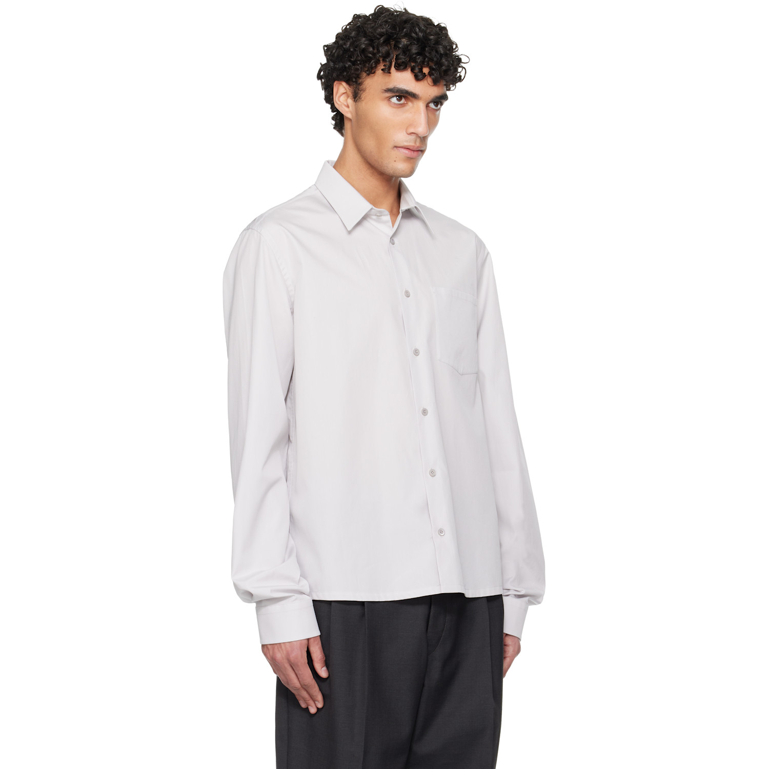  Rier Gray Popeline Shirt 