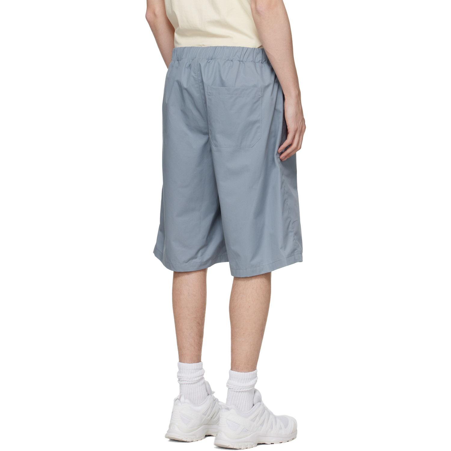  Rier Blue Bermuda Cotton Shorts 
