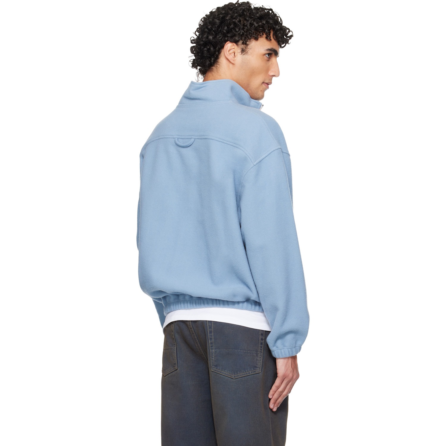  Rier Blue Fleece Sweater 
