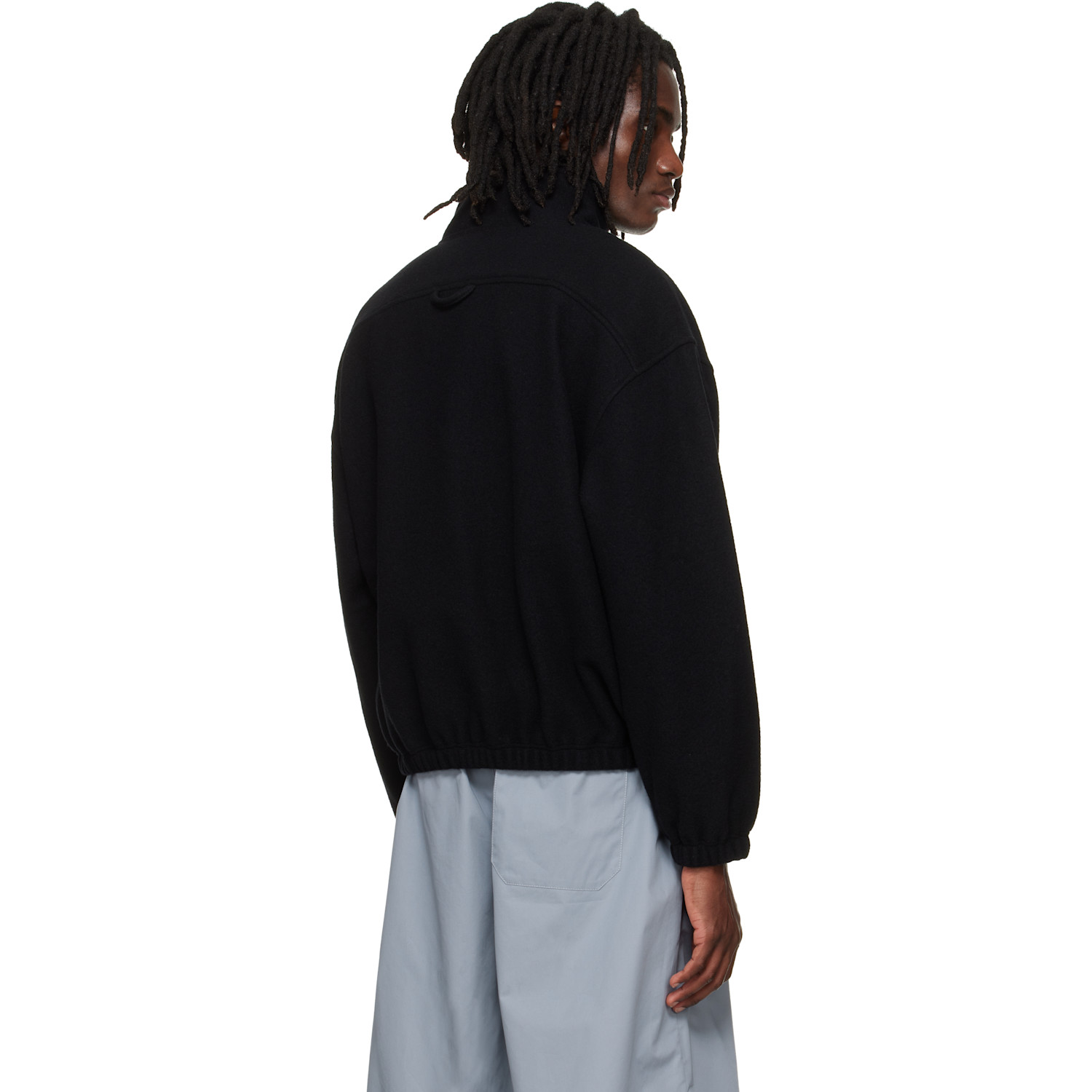  Rier Black Fleece Sweatshirt 