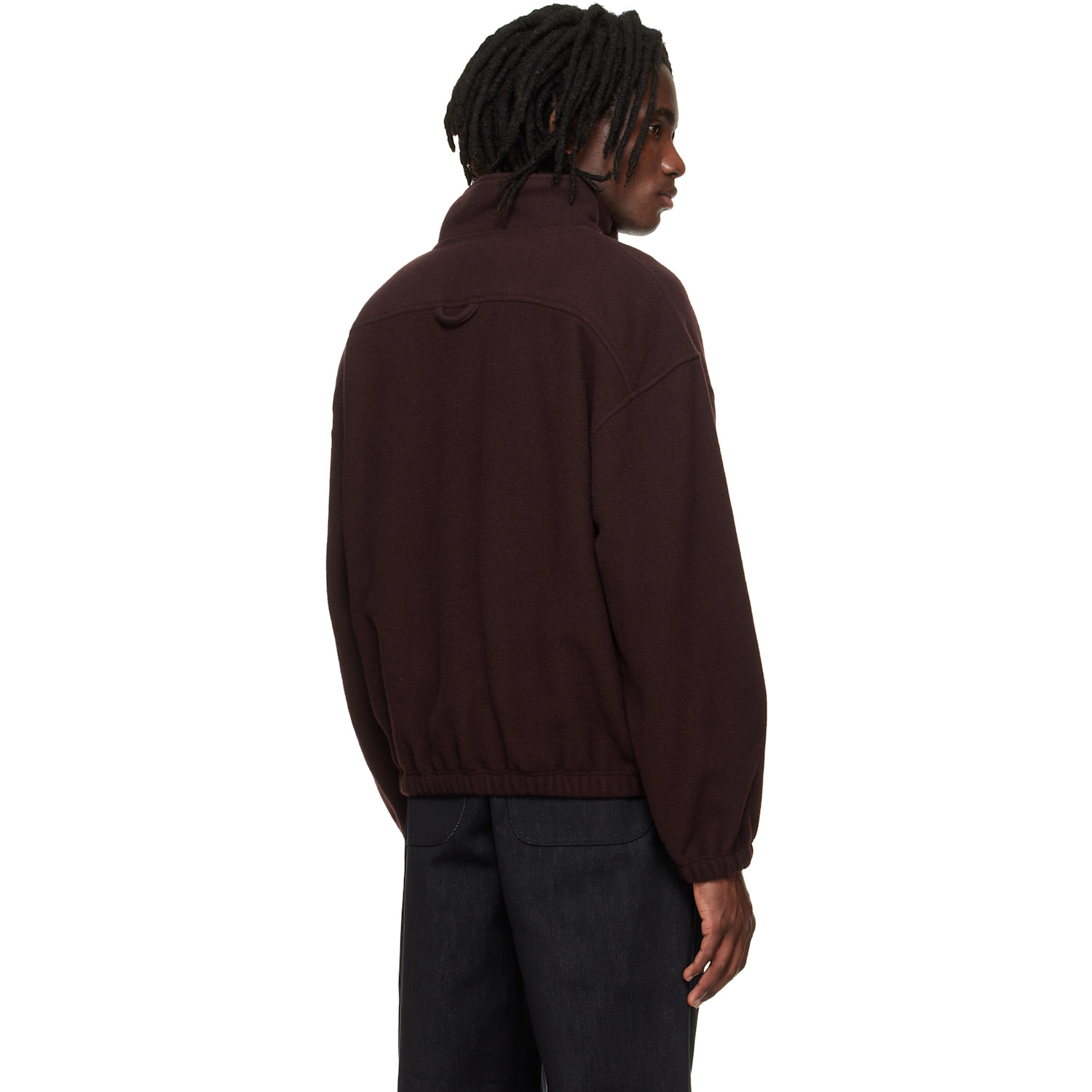  Rier Burgundy Fleece Sweatshirt 