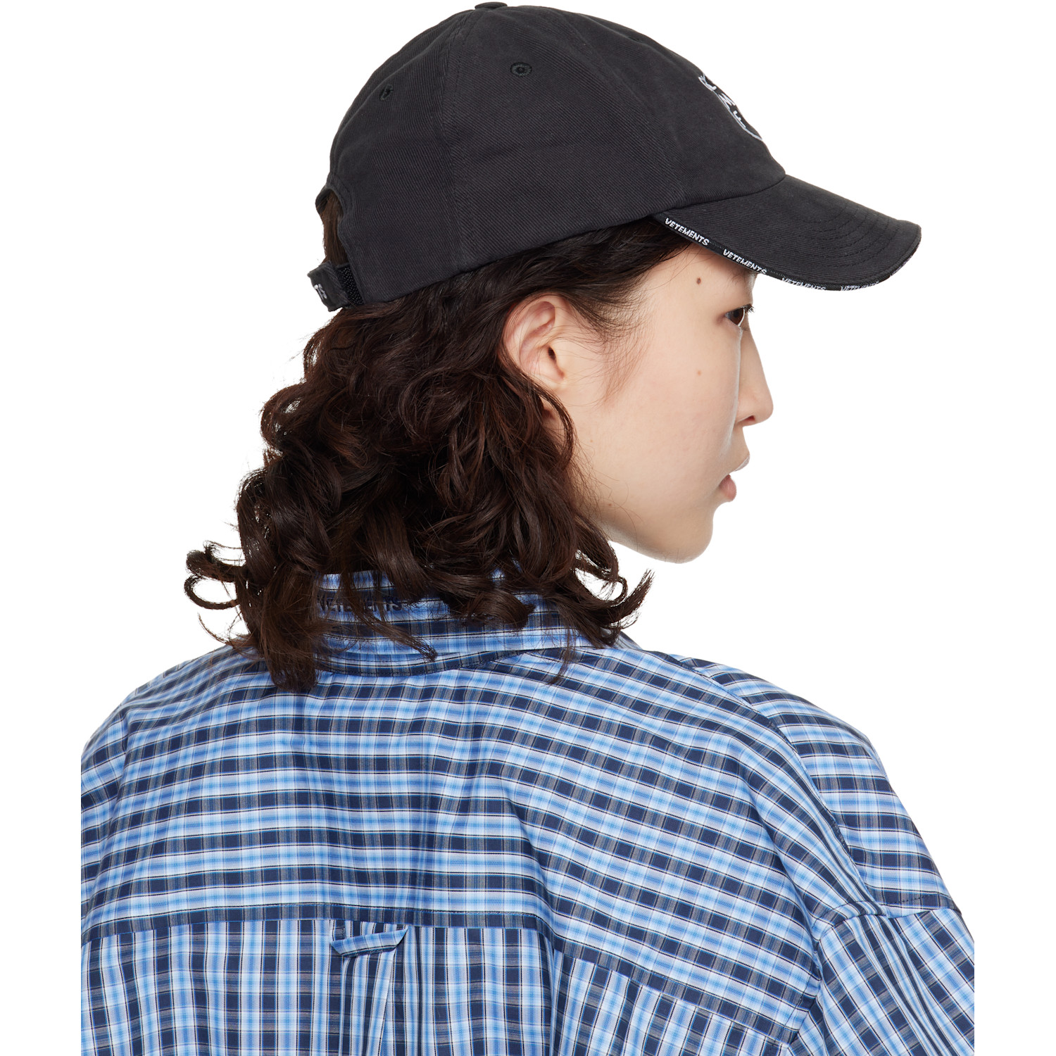  Vetements Black 'global Mf' Cap 