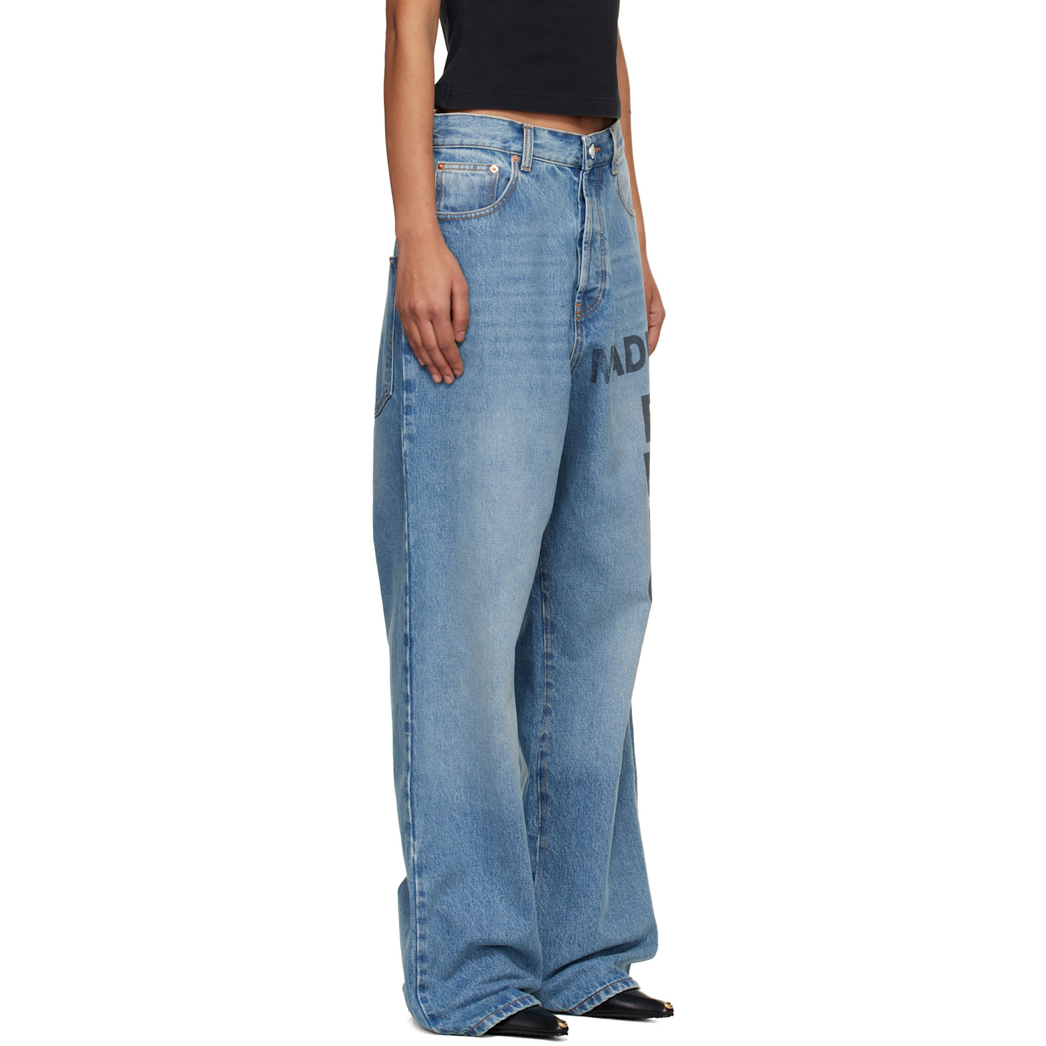  Vetements Blue 'made In Europe' Jeans 