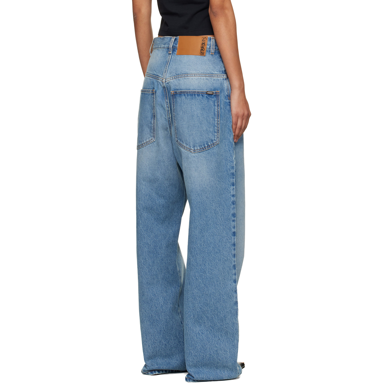 Vetements Blue 'made In Europe' Jeans 