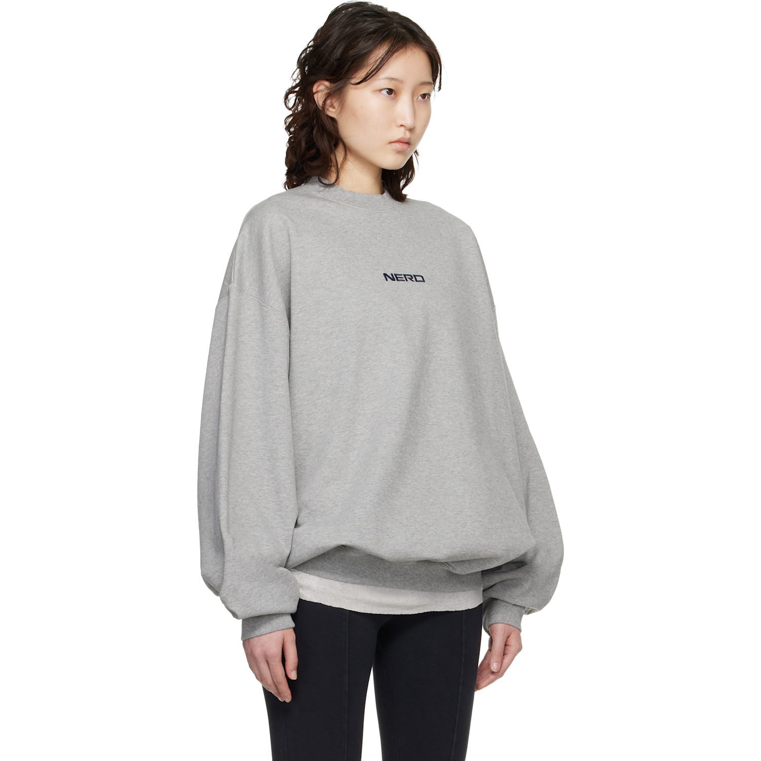  Vetements Gray 'nerd' Sweatshirt 