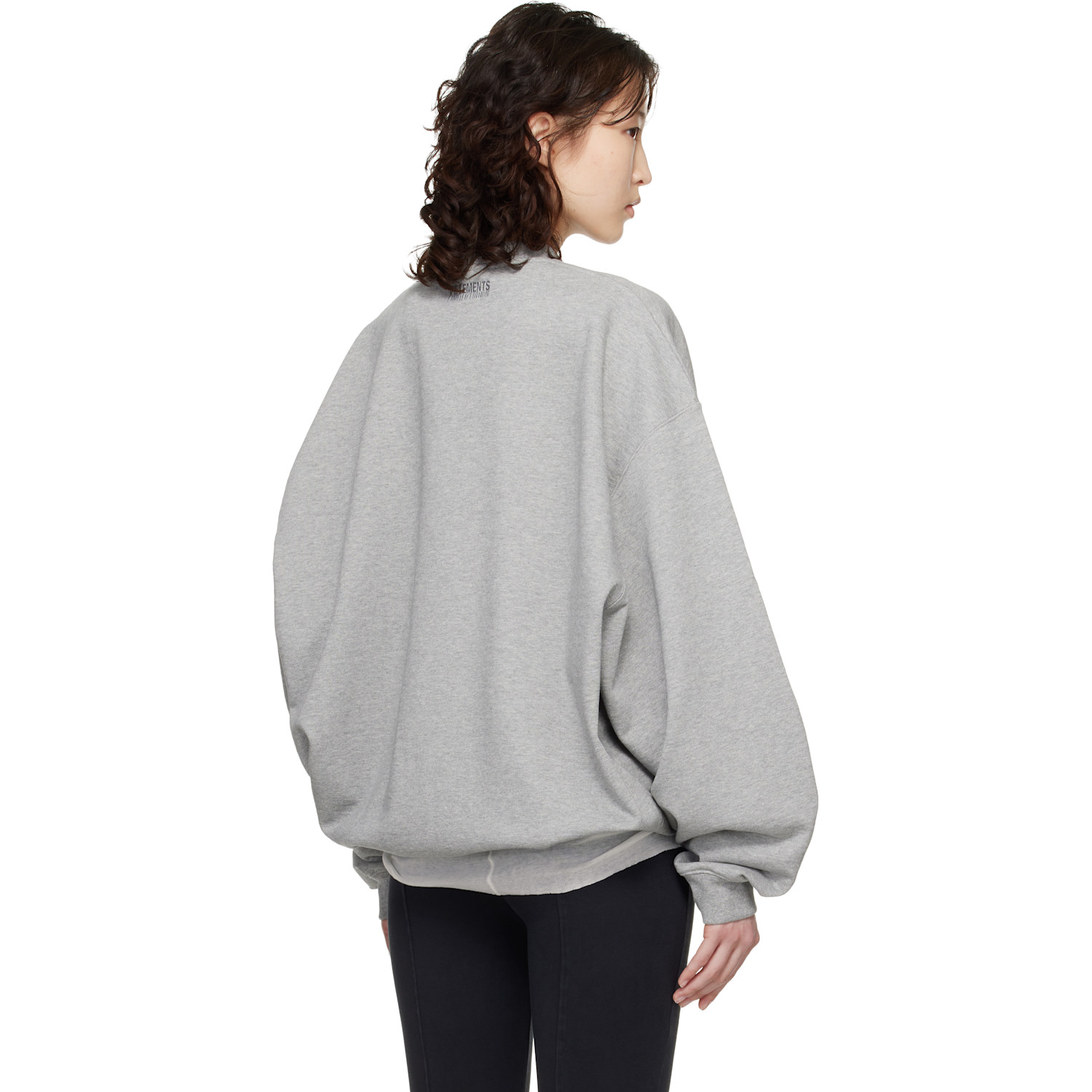  Vetements Gray 'nerd' Sweatshirt 