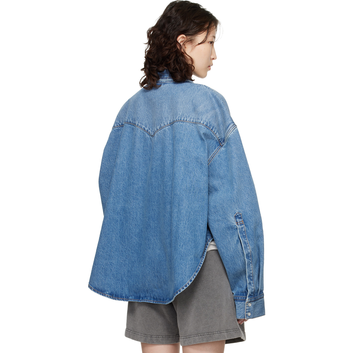  Vetements Blue Cowboy Denim Shirt 