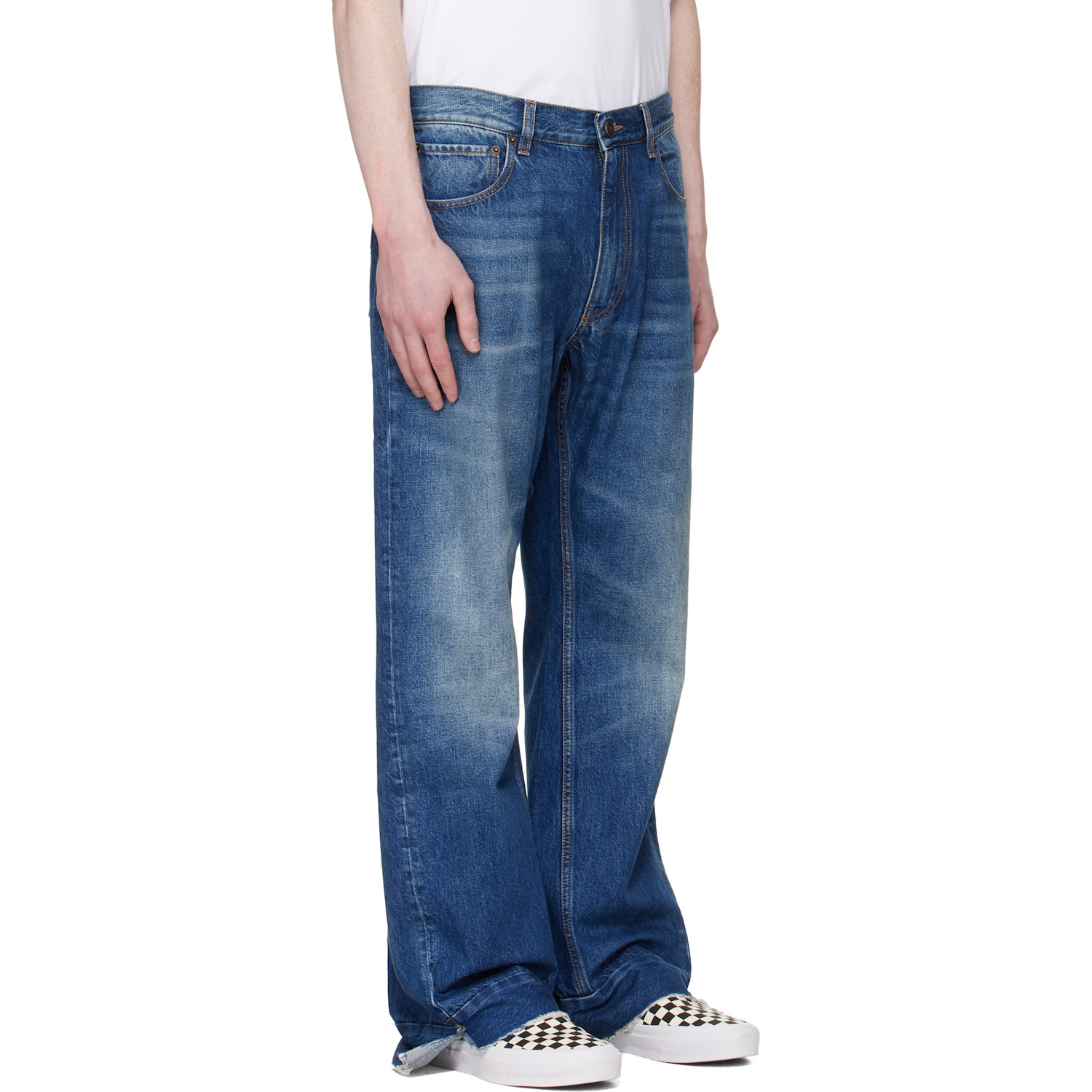  Vetements Blue Bootcut Jeans 