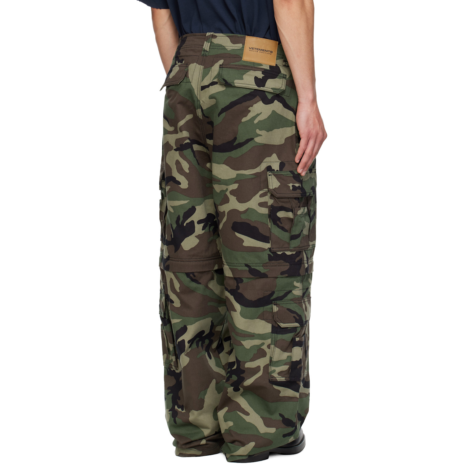  Vetements Green Camo Cargo Pants 